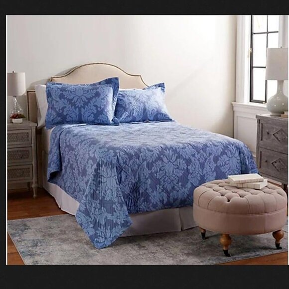 Northern Nights Coverlet Quilt Set - Chambray Blue - Picture 4 of 4